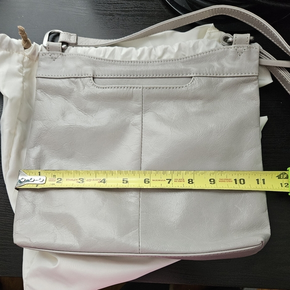 HOBO Silver Leather Cambel Crossbody Bag - Picture 6 of 8